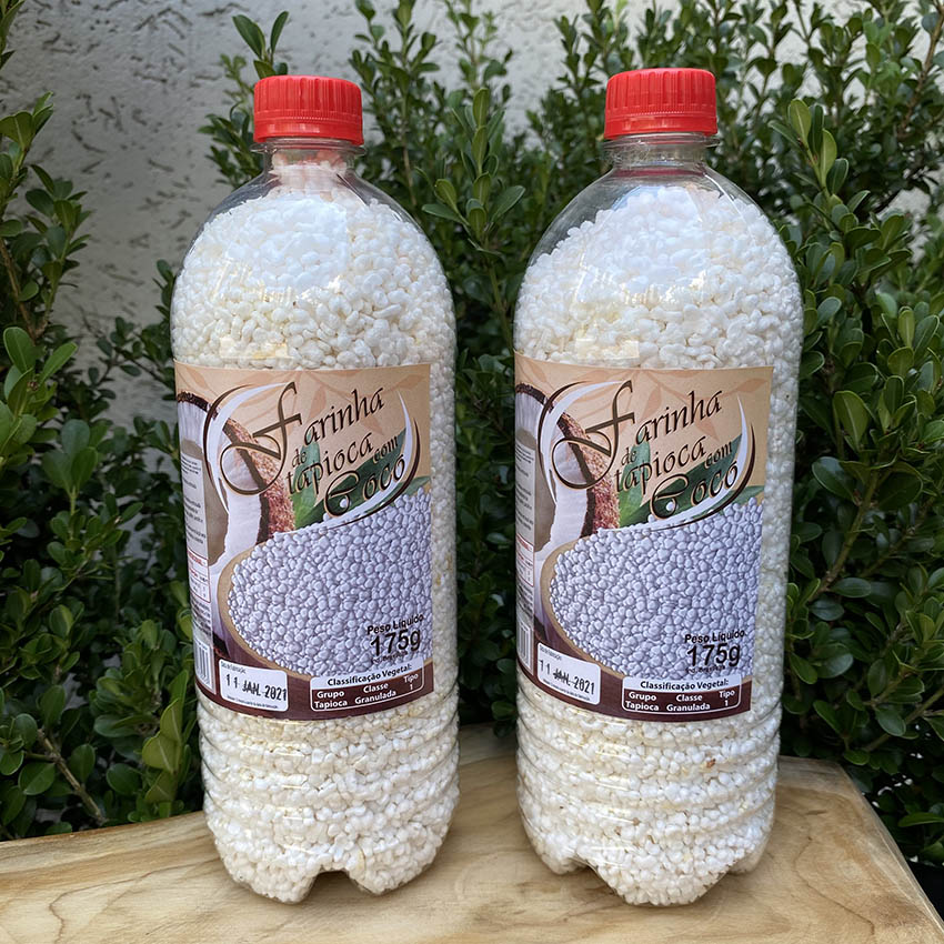 Farinha de Tapioca com Coco